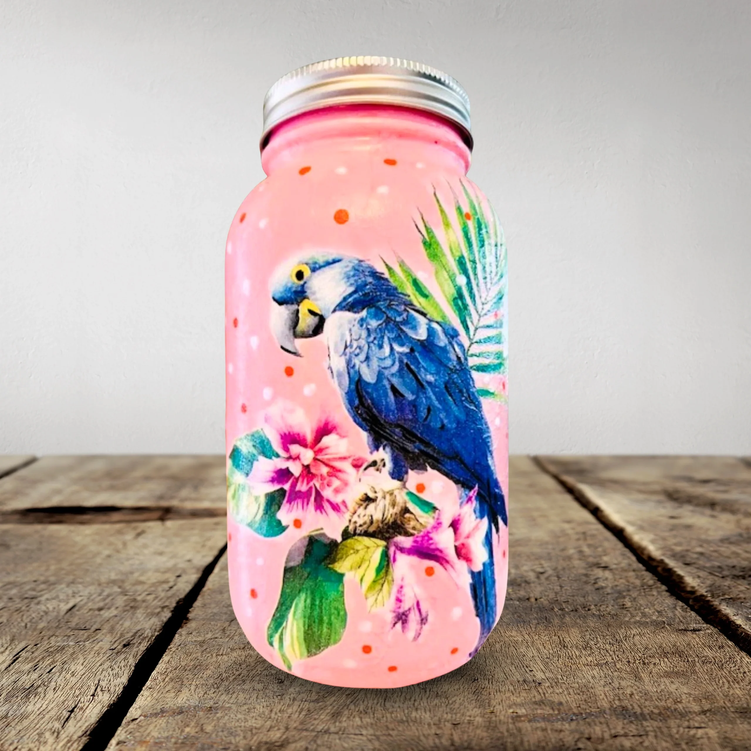 Rustic 32 Oz Mason Jar Centerpiece – Handcrafted Decor for Events & Homes - Image 3