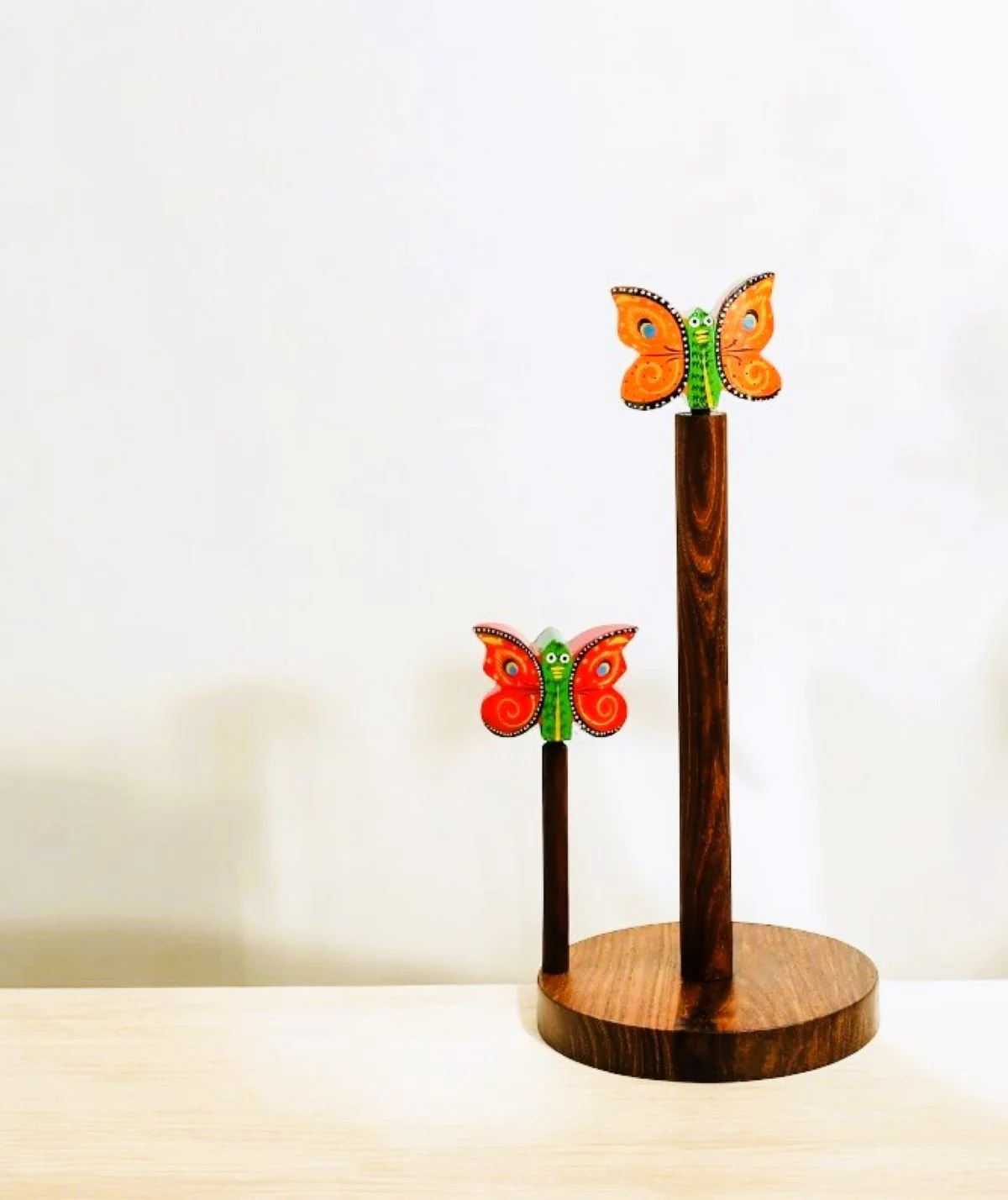 Handcrafted Wooden Kitchen Napkin Holder - Image 2