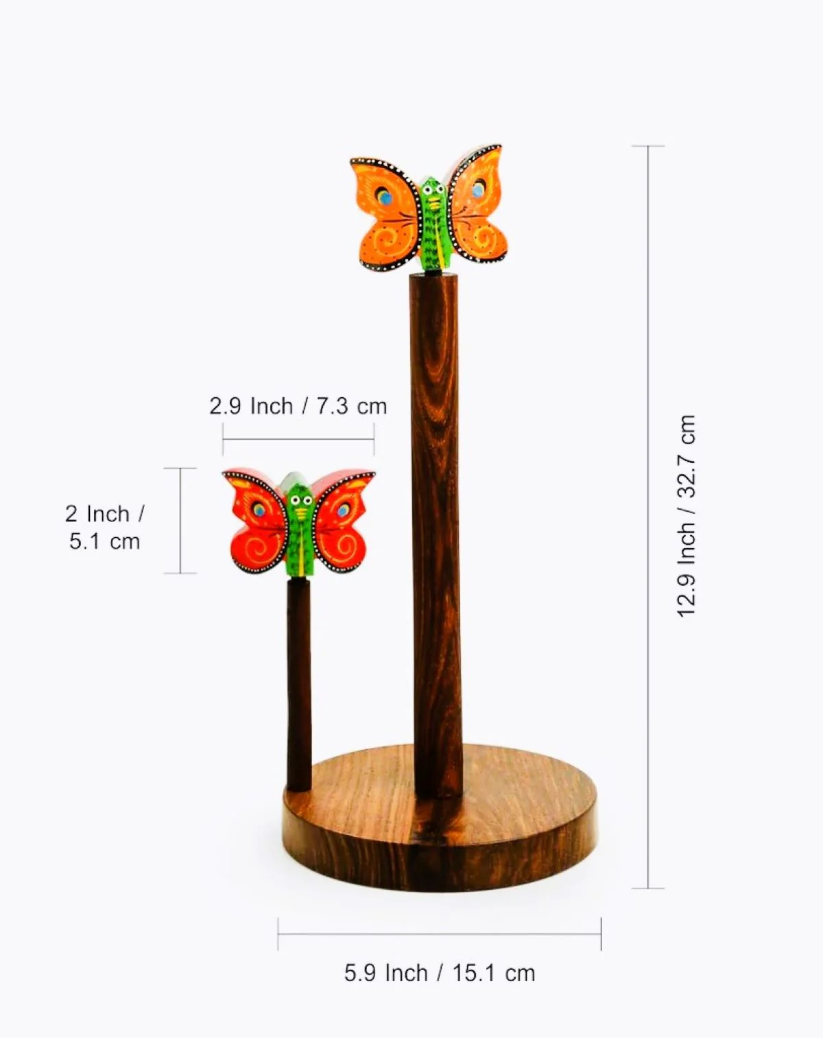 Handcrafted Wooden Kitchen Napkin Holder - Image 5