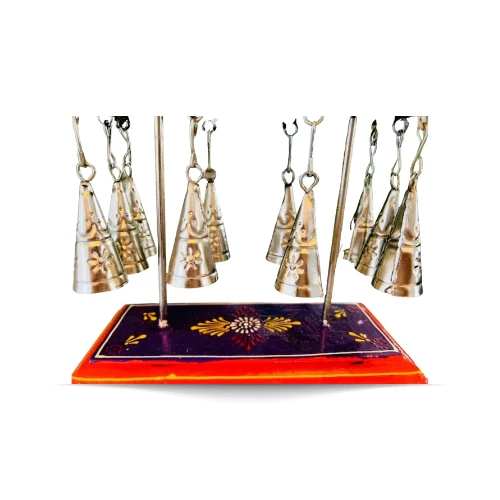 Metal bell elephant decor - Image 6