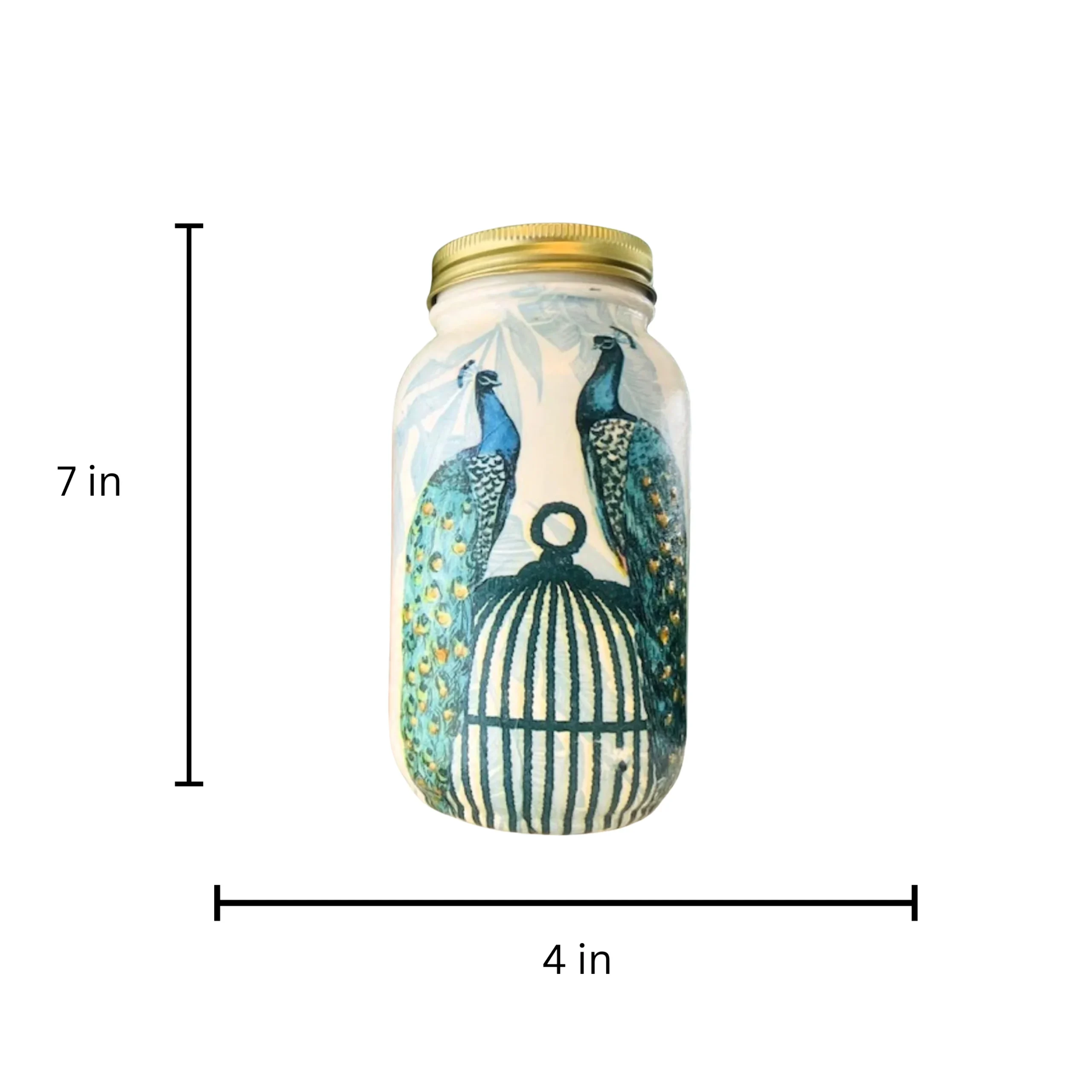 Personalized 32 Oz Mason Jar with Lid – Handcrafted Kitchen Storage Jar - Image 6