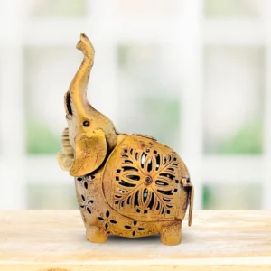 Elephant tealight and incense holder