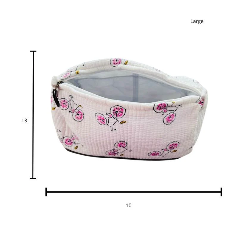 Block printing cotton pouch ( set of 3) - Image 5