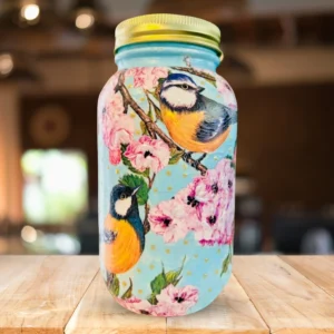 Decorative 32 Oz Mason Jar – Handcrafted Jar for Kitchen & Decor